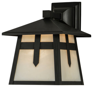 9W Stillwater Cross Mission Solid Mount Wall Sconce