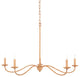 Saxon Rattan Small Chandelier