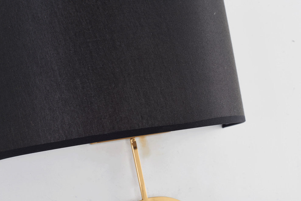 Bethel International LA38W14SB 1-Light Wall Sconce, Satin Brass