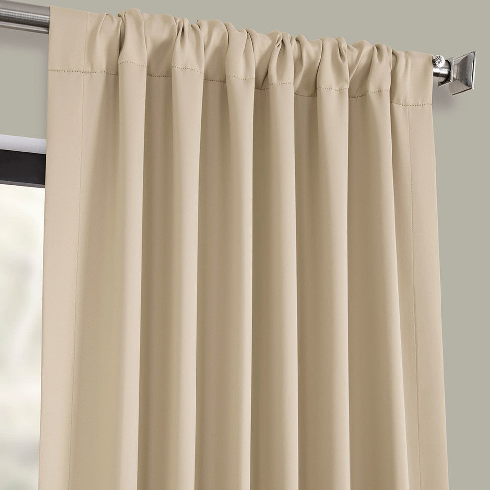 Eggnog Room Darkening Curtain, Set of 2, 50"x96"