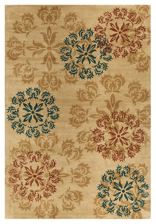 Allie Floral Contemporary Area Rug