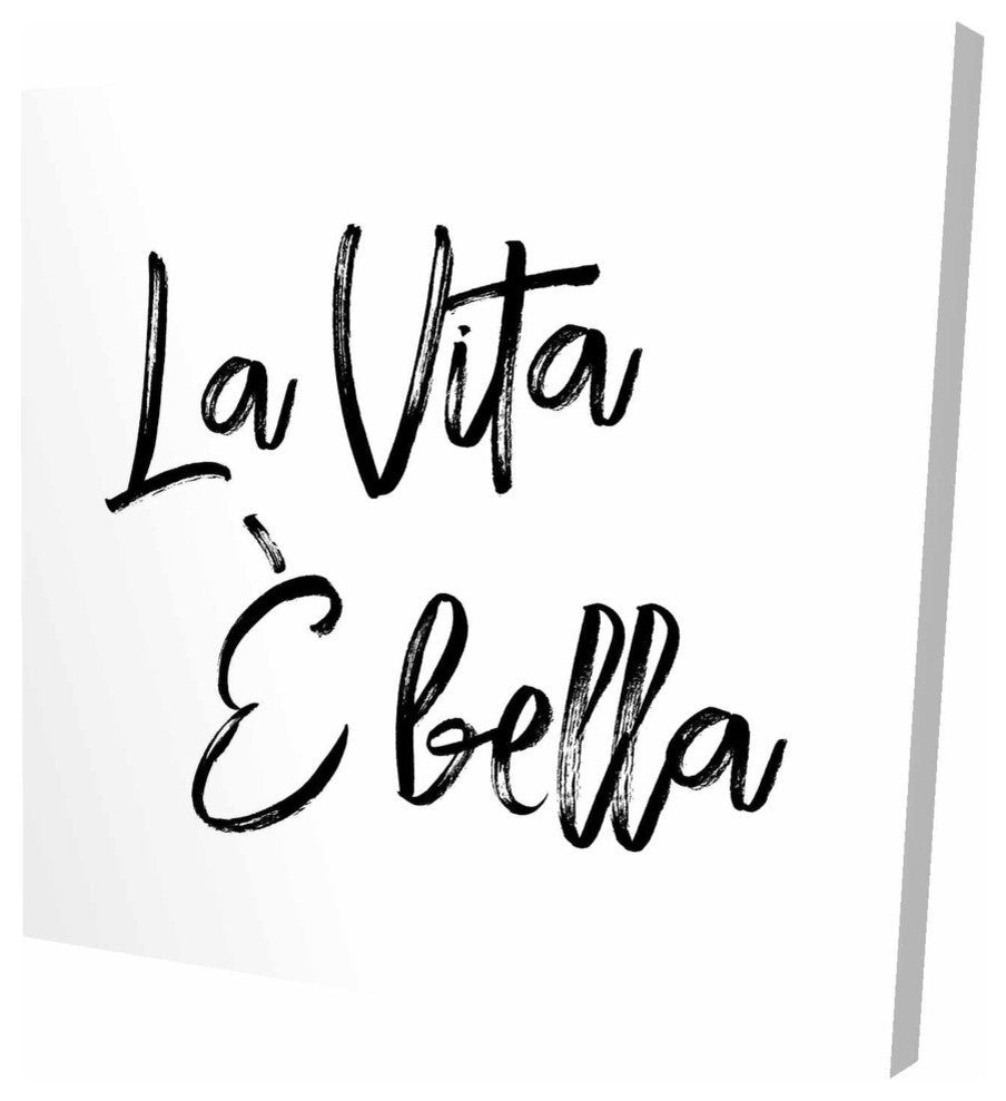 La Vita  Bella, Fine Art Gallery Wrapped Canvas, 24"x24"