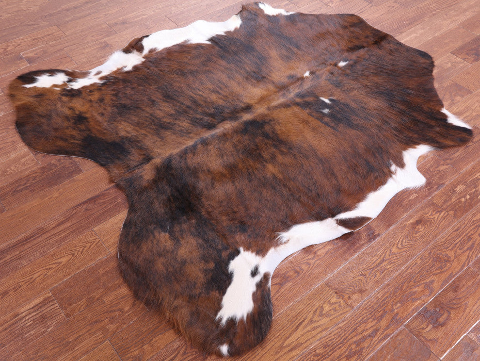 Brindle Natural Cowhide Rug 6' 0" X 5' 5" C1734