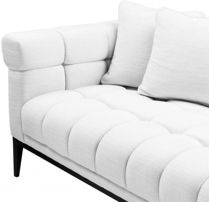 White Biscuit-Tufted Sofa | Eichholtz Aurelio