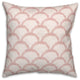 Pink Scallops 18x18 Indoor/Outdoor Pillow