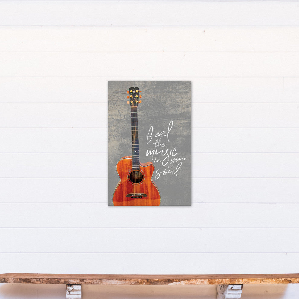 Feel Music In Soul 20x30 Canvas Wall Art