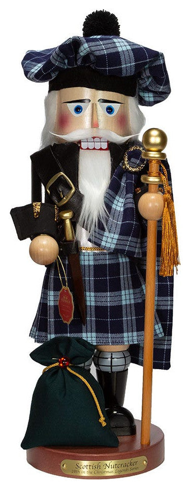 17.3" Steinbach Scottish Santa Nutcracker