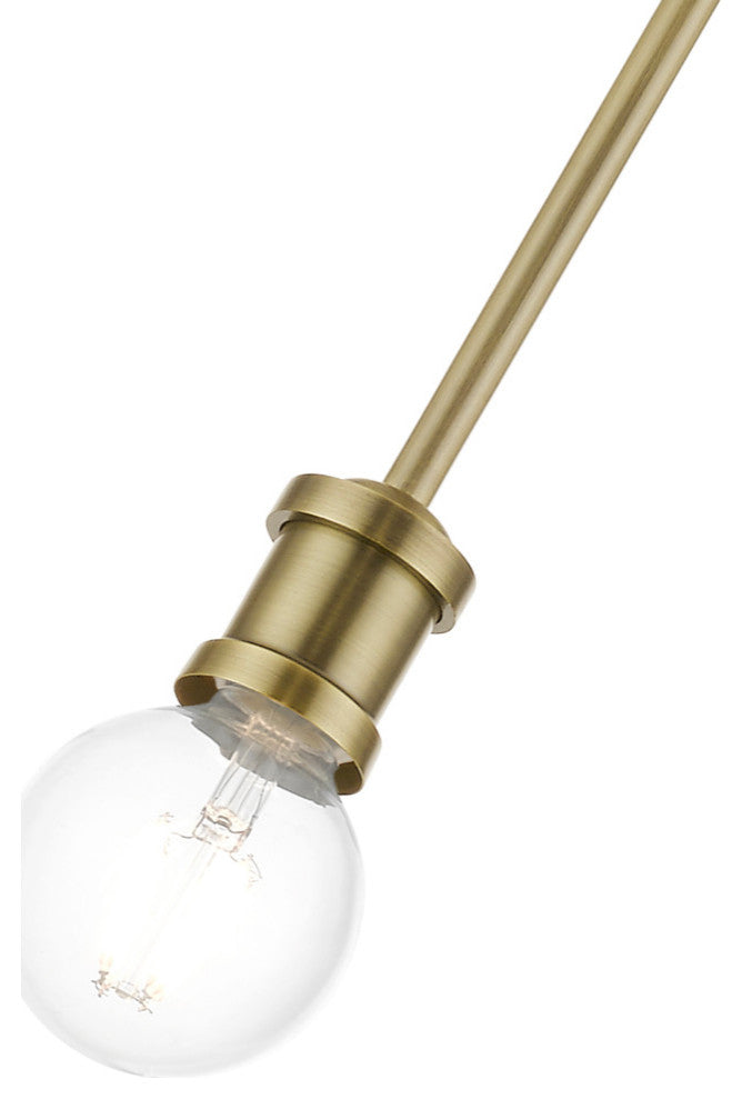 Lansdale 1 Light Antique Brass Single Pendant