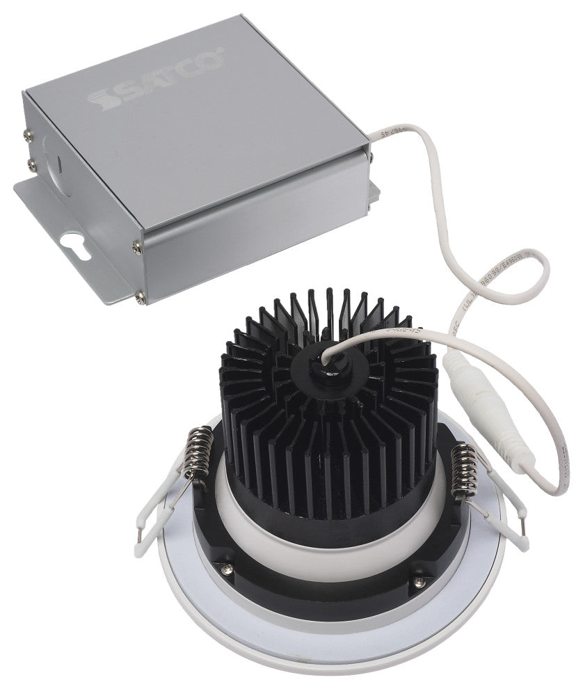 12 Watt LED Downlight - Gimbaled - 3.5 in. - 120 Volt - Round - Remote Driver