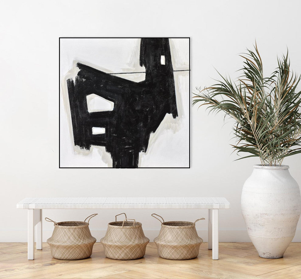 "LUPO" Framed Canvas by Giant Art 30"x30"