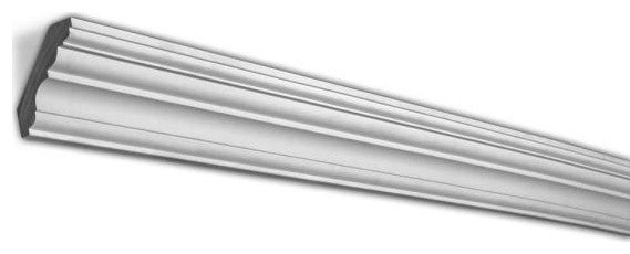 3-3/8" Face, Plain Polyurethane Crown Moulding, 5-Pack