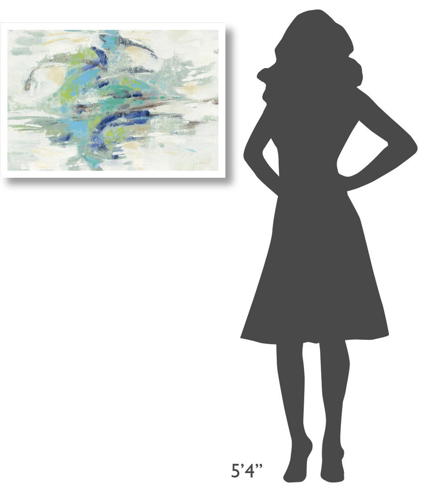 "River Whirlpool" Digital Paper Print by Silvia Vassileva, 32"x22"