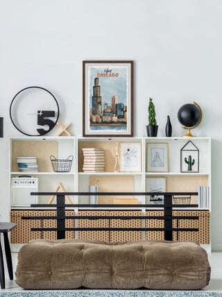 "Ultimate Chicago Skyline" Framed Painting Print, 20x30