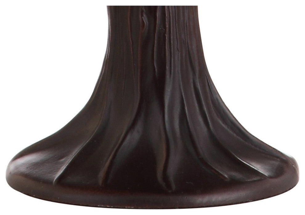 Hummingbird Tiffany-Style 12" Table Lamp, Bronze