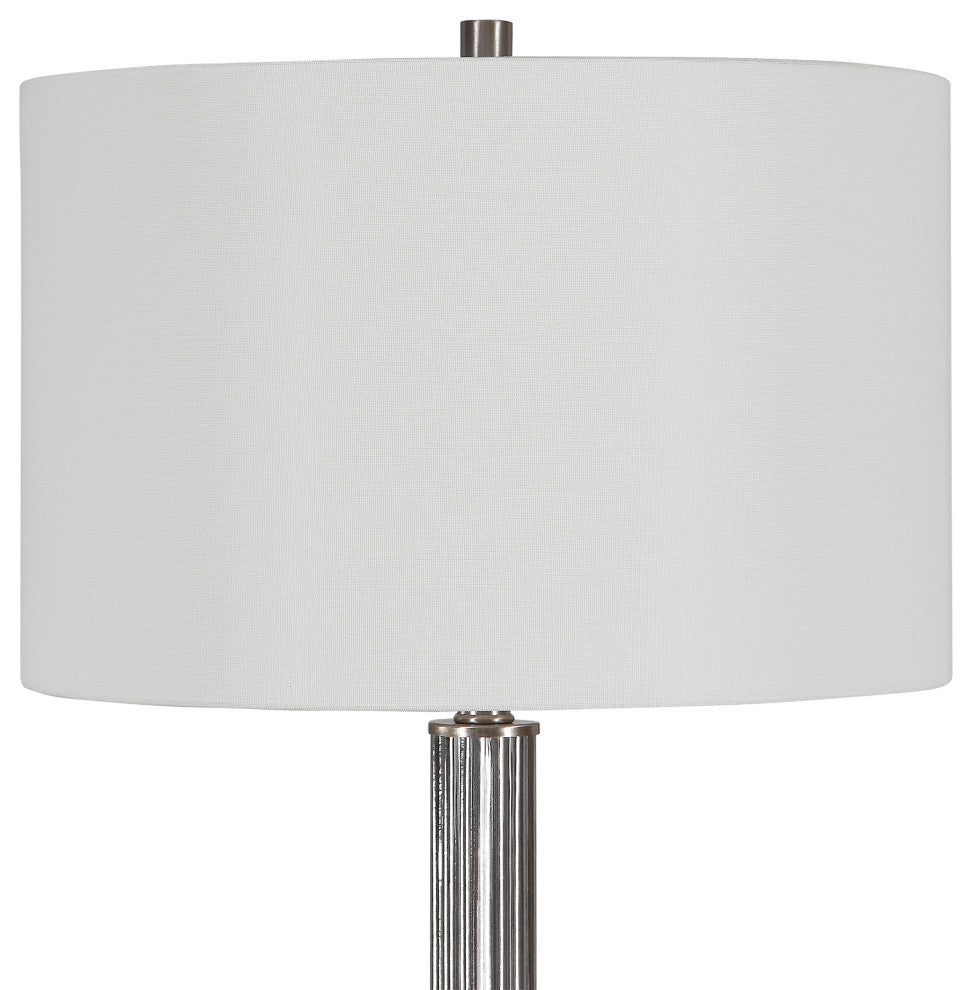 Uttermost Reeve Gray Glass Table Lamp