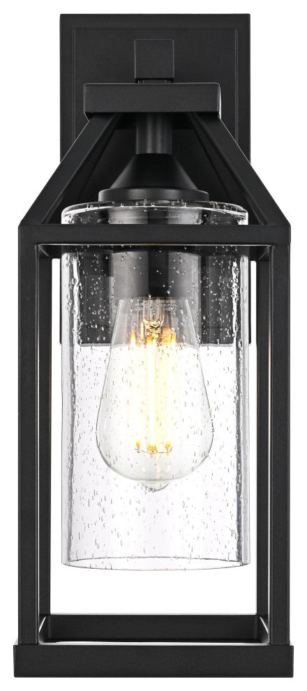 Home Living 14" Outdoor Wall sconce, Black