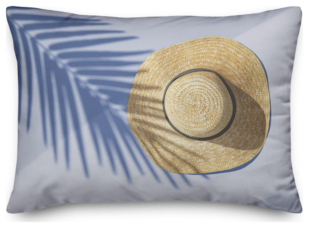 Sun Hat Scene 14x20 Spun Poly Pillow
