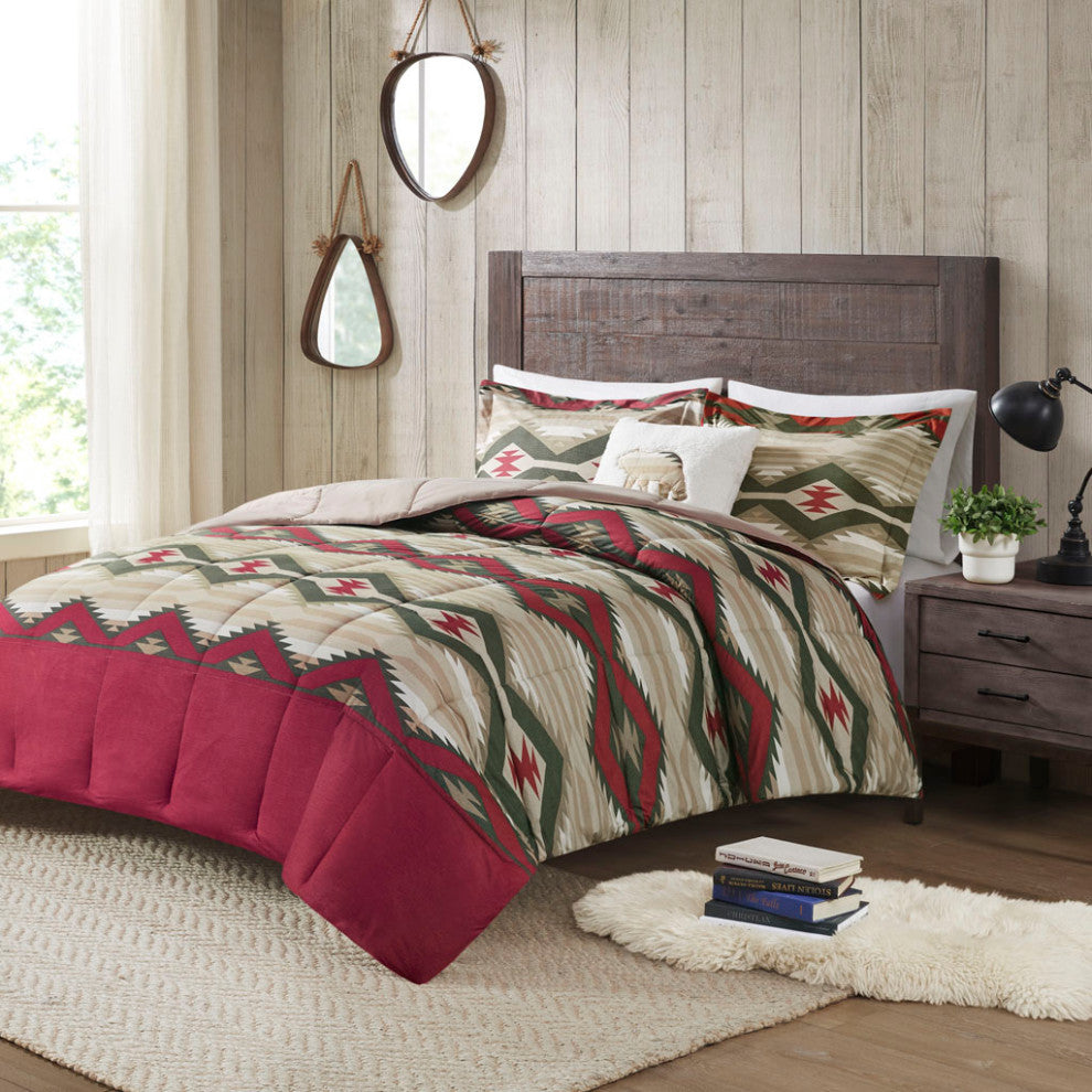 Woolrich Emmet Creek Down Alternative Comforter Set With Throw Pillow