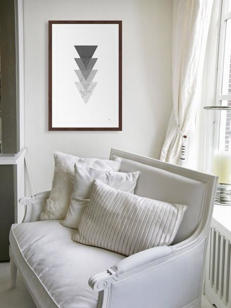 "Elemental Descension" Framed Painting Print, 24"x36"