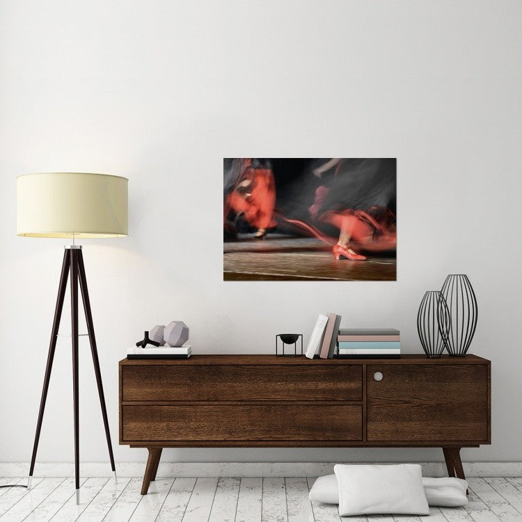 "Flame(Nco)" Stretched Canvas Giclee by Izidor Gasperlin, 40x28"