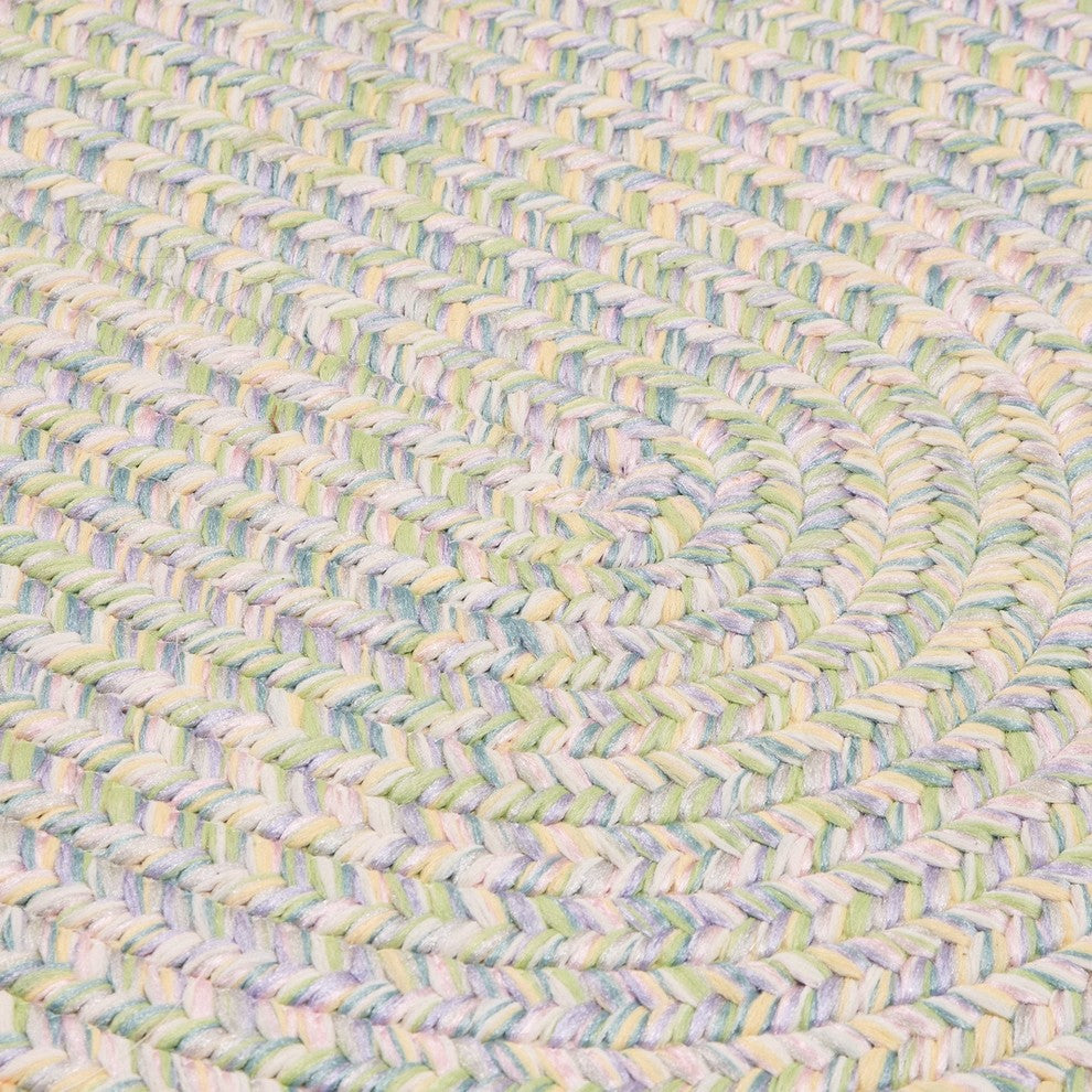 Colonial Mills Kicks Cove KC27 Pastel Indoor/Outdoor Area Rug, Oval 3'x5'