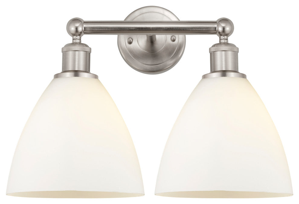 Innovations 616-2W-SN-GBD-751 2 Light Bath Vanity Light, Brushed Satin Nickel