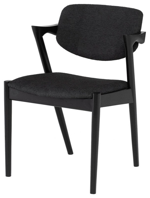 Kalli Activated Charcoal Fabric Dining Chair