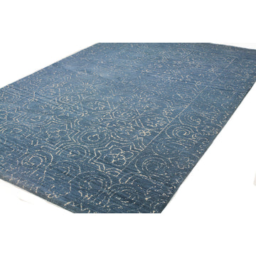 Bashian Fenwich Area Rug, Azure, 2.6''x8''