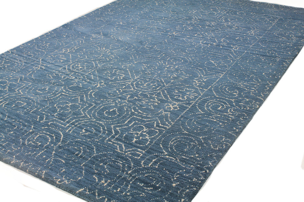 Bashian Fenwich Area Rug, Azure, 2.6''x8''