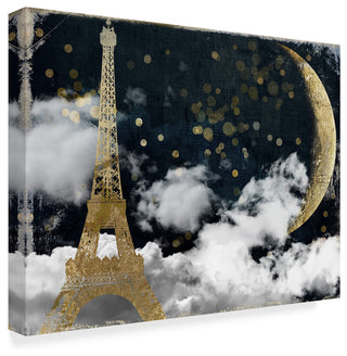 "Cloud Cities Paris" by Color Bakery, Canvas Art, 24"x18"