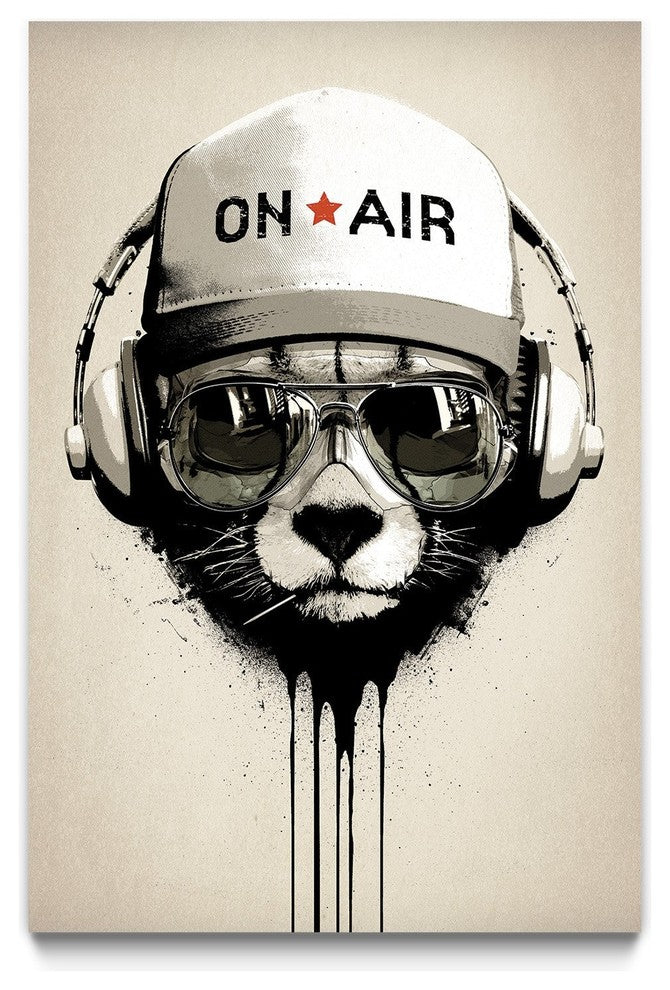 Late Nite DJ Fine Art Print by Hidden Moves, 24"x36"