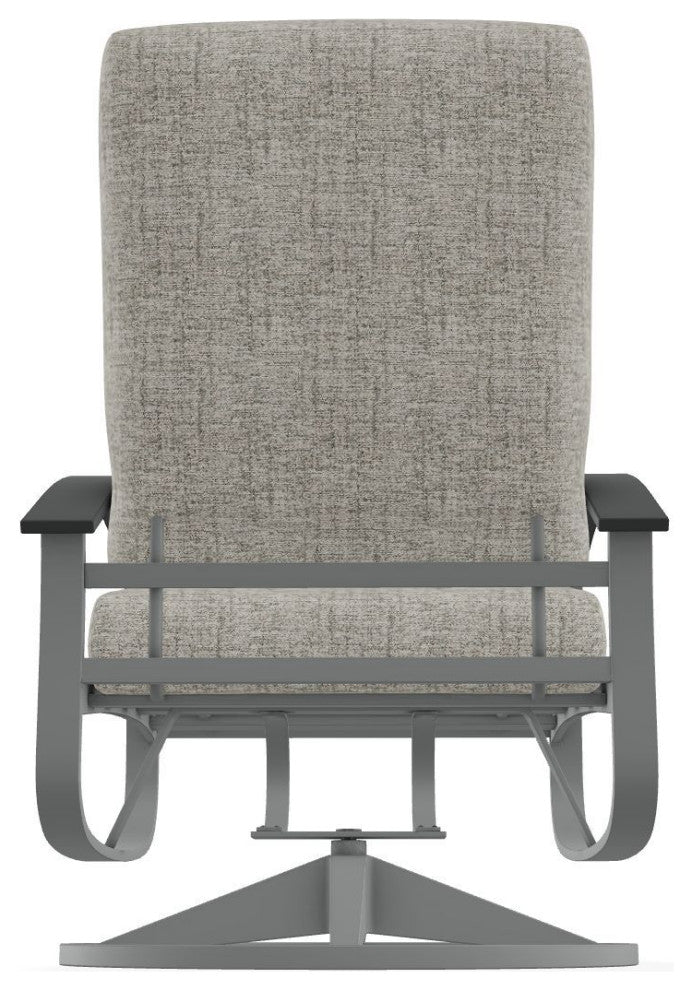 Belle Isle Cushion Outdoor Swivel Rocker, Fresco Ash/Graphite