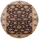 Ahgly Company Indoor Round Mid-Century Modern Area Rugs, 4' Round