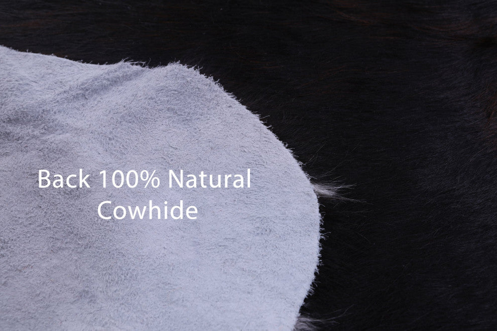 Organic Natural Hair-On Cowhide Area Rug 7' 4" X 6' 4" C1714