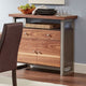 Contemporary Style Wooden Dining Server with Drawers, Brown and Gray