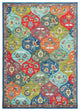 Oriental Weavers Joli Multi/ Blue Geometric Indoor Area Rug 3'10"X5'5"