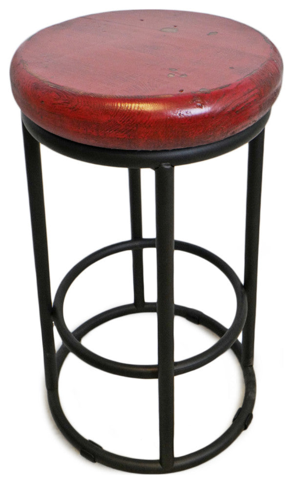 Color Pop Red Counter Stool
