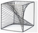 Rochon 8L x 8W Gray Metal Decorative Cube
