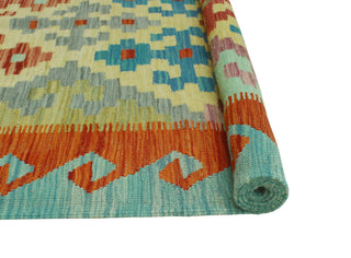 Sangat Kilim Shirley Rust/Blue Rug, 3'11x5'11