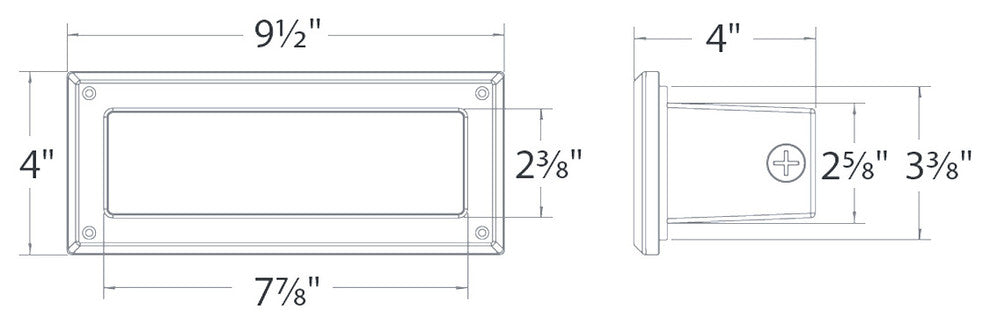 Endurance LED Brick Light, Architectural White
