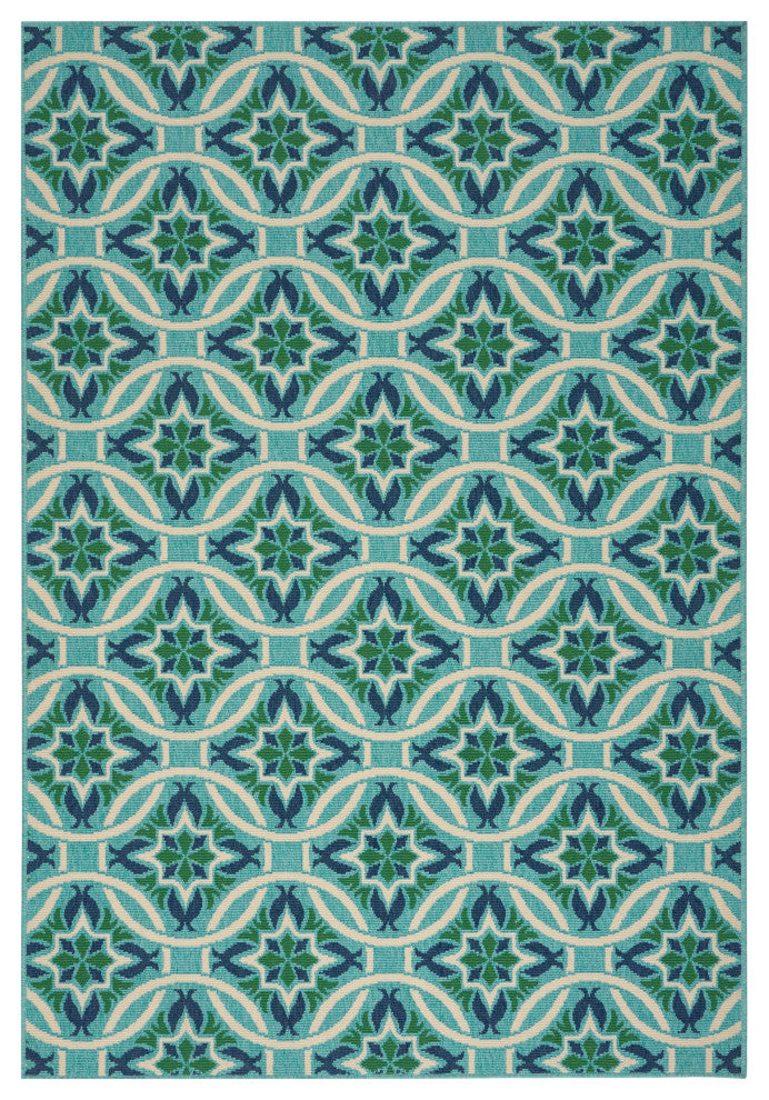 GDF Studio Jack Indoor Geometric Area Rug, 5'x8'