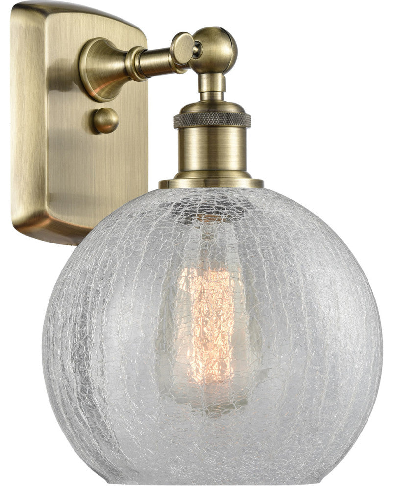 Innovations 516-1W-AB-G125-LED 1 Light 8" Sconce, Antique Brass
