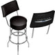Chrysler Swivel Bar Stool with Back