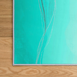 Ethereal Shore Art Area Rug, 7.5'x10.3'