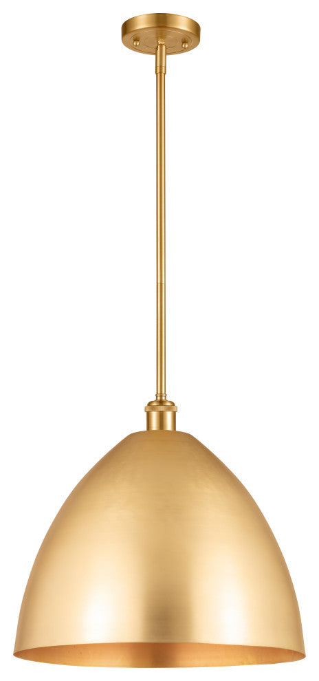 Ballston Dome Pendant, Satin Gold