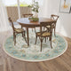 Indoor/Outdoor Marbella MB6 Ivory Machine Washable 10' x 10' Round Rug