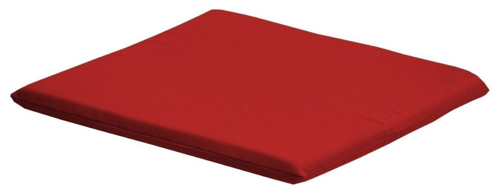 Poly Bistro Chair Seat Cushion, Red