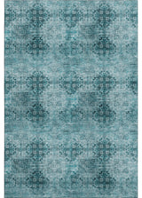 Premium Machine Washable Mayfield AMF557 Teal 10' x 14' Rug