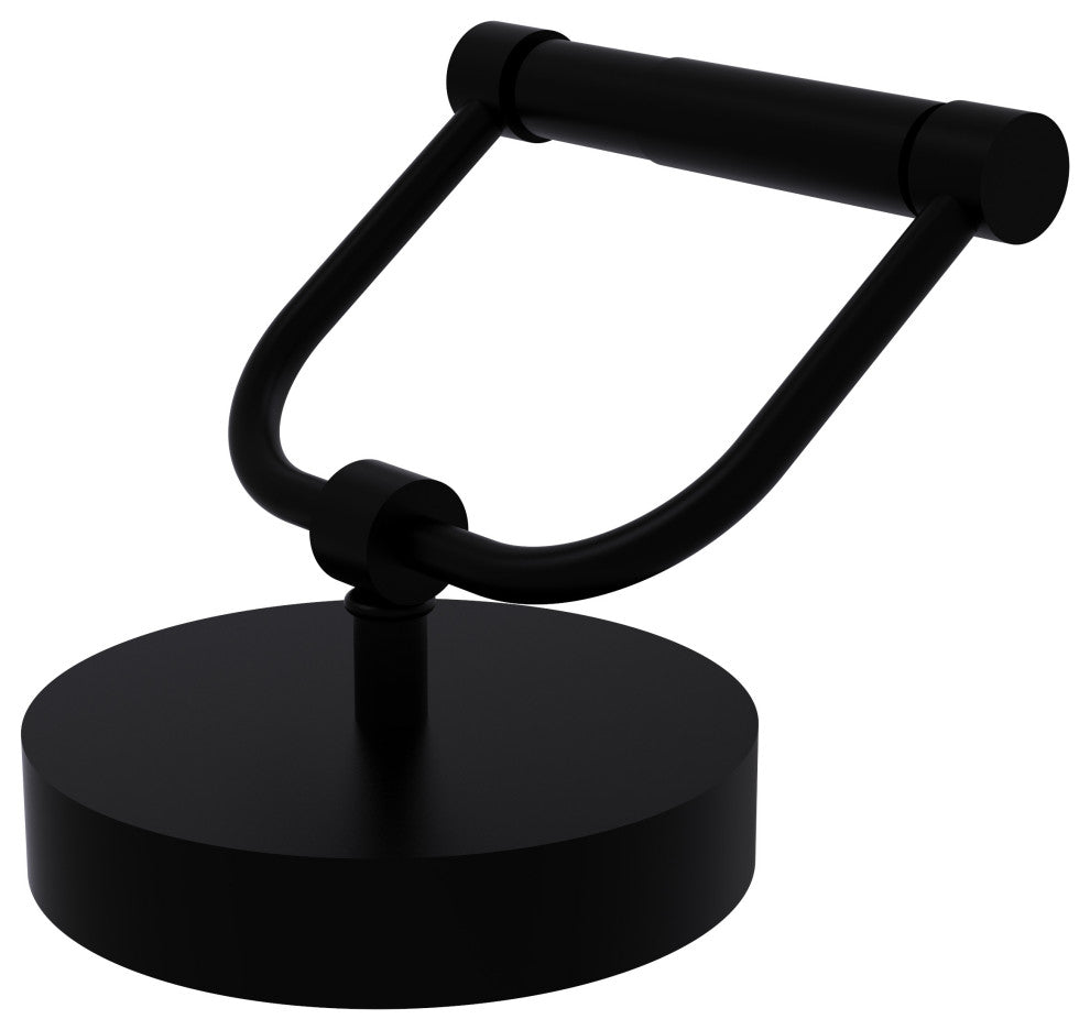 Vanity Top Toilet Tissue Holder, Matte Black