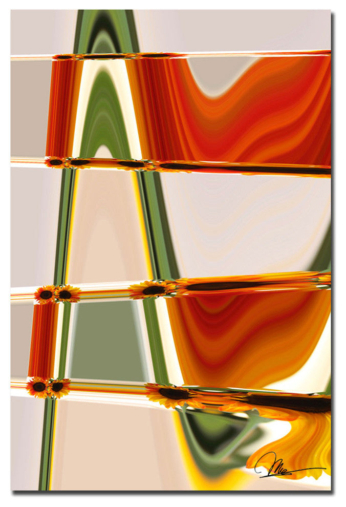 ''Abstract VII'' Canvas Art by Martha Guerra